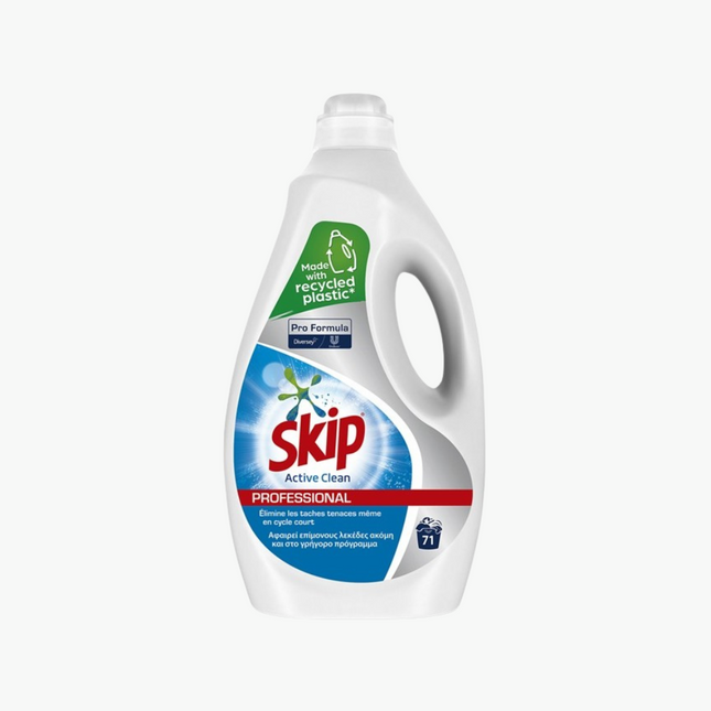 Lessive liquide tous textiles SKIP ACTIVE CLEAN - Bidon 5L
