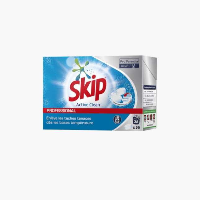 Lessive en tablette tous textiles SKIP - 56 tablettes