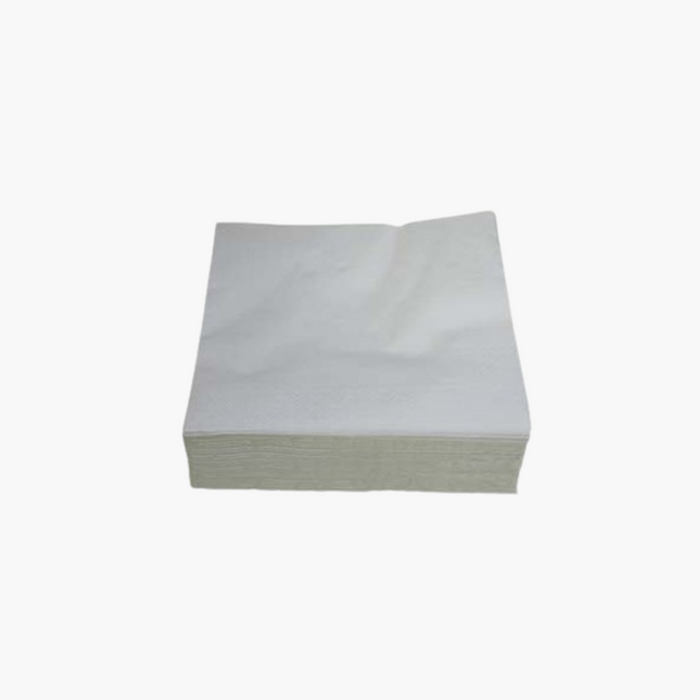 Serviette pure ouate blanche 1 pli 30x30cm - Ct. de 400