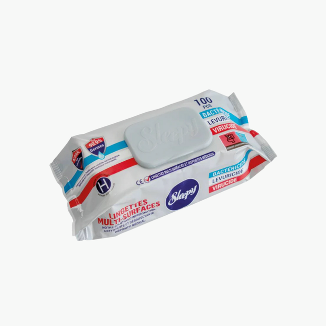 Lingettes Sleepy Désinfectantes Multi-Surfaces - Paquet de 100