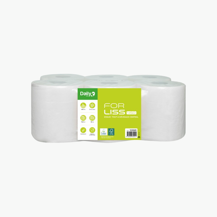 Essuie-tout lisse blanc Ecolabel FORLISS 450 Dailyk Green