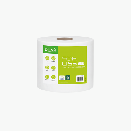 Essuie-tout lisse blanc Ecolabel FORLISS 450 Dailyk Green