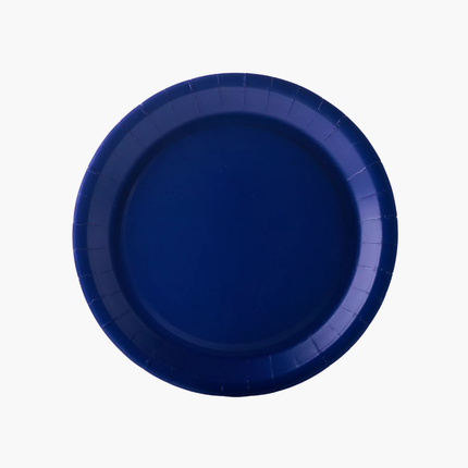 Assiettes carton compostable Fiesta x10 - Marines