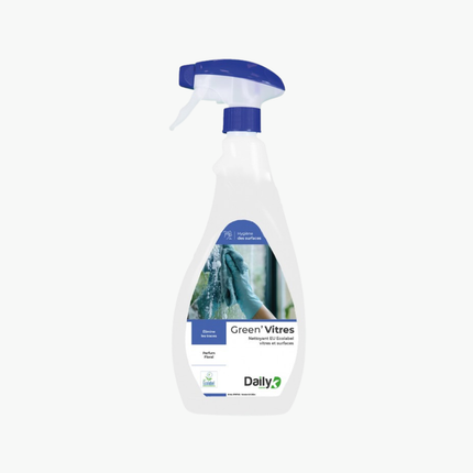 GREEN'VITRES DAILYK Ecolabel Glas- und Oberflächenreiniger – 750 ml Spray