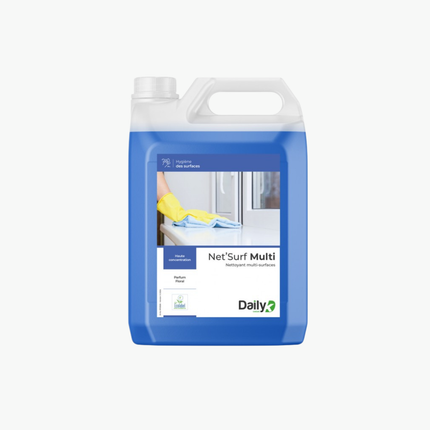 Détergent multi surface écolabel NET'SURF MULTI DAILYK GREEN-Bidon 5L