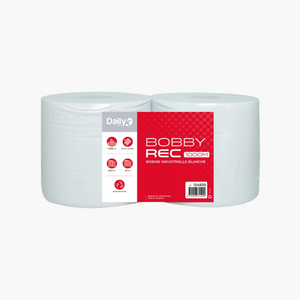 Bobine recyclée blanche BOBBYREC 1000 M Dailyk START - Lot de 2