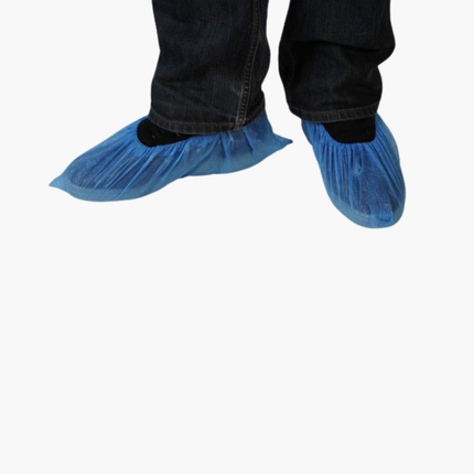 Surchaussure CPE à usage unique Bleu - Ct de 100