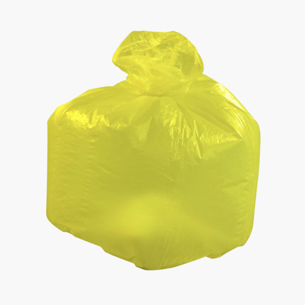 Sac Poubelle jaune opaque 110L - 30 microns