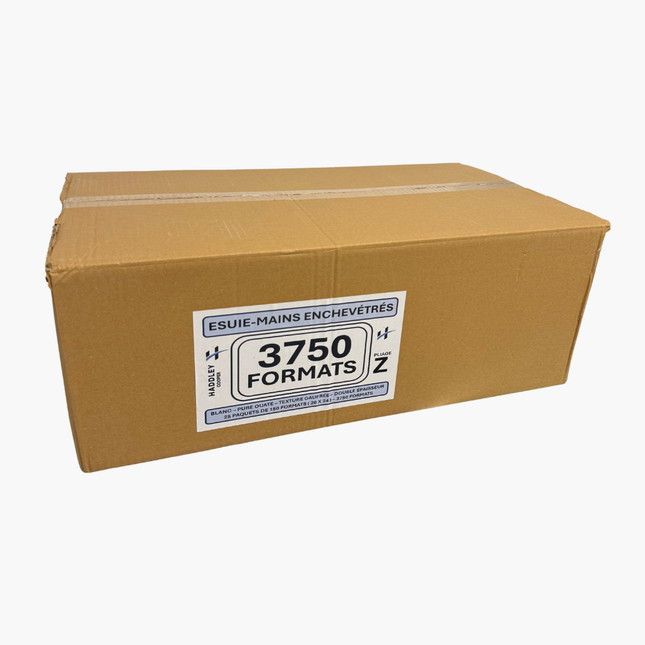 Essuie-mains Z blanc  - Colis 3750 fts