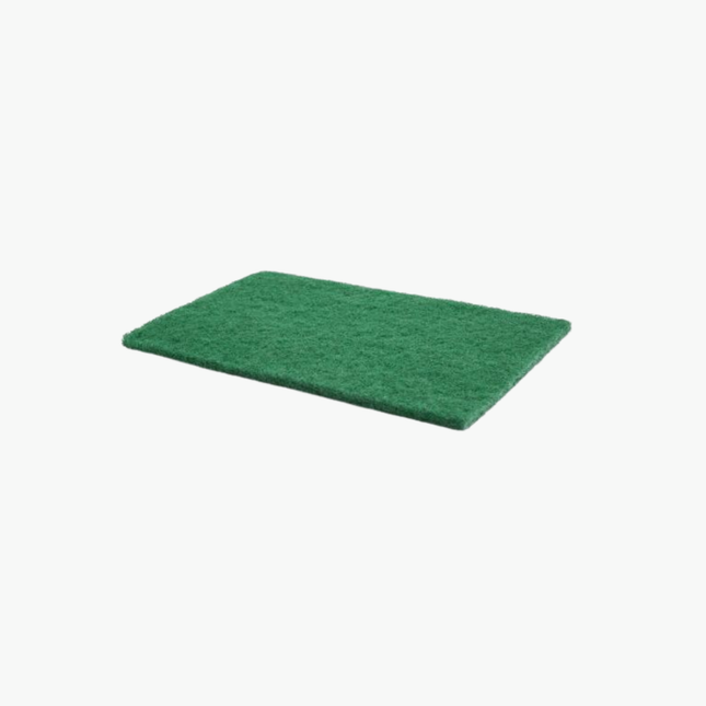 Tampon abrasif vert 15x23cm - Pqt de 10