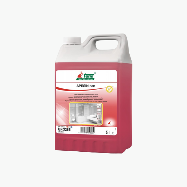 Nettoyant détartrant désinfectant sanitaires APESIN SAN-Bidon 5L