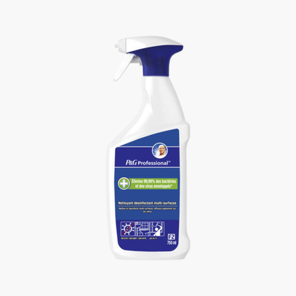 Nettoyant désinfectant multi-surfaces F2 P&G PROFESSIONAL Spray 750ml