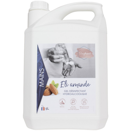 ELI Gel Hydroalcoolique Virucide - 5L - Norme EN14476