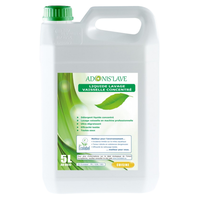 Adonis Lave - Liquide Vaisselle Machine Écolabel 5L