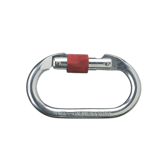 Delta Plus - Mousqueton de sécurité acier à vis 17mm