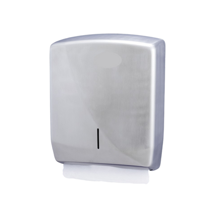 Distributeur essuie-mains pliés Inox - 600 feuilles