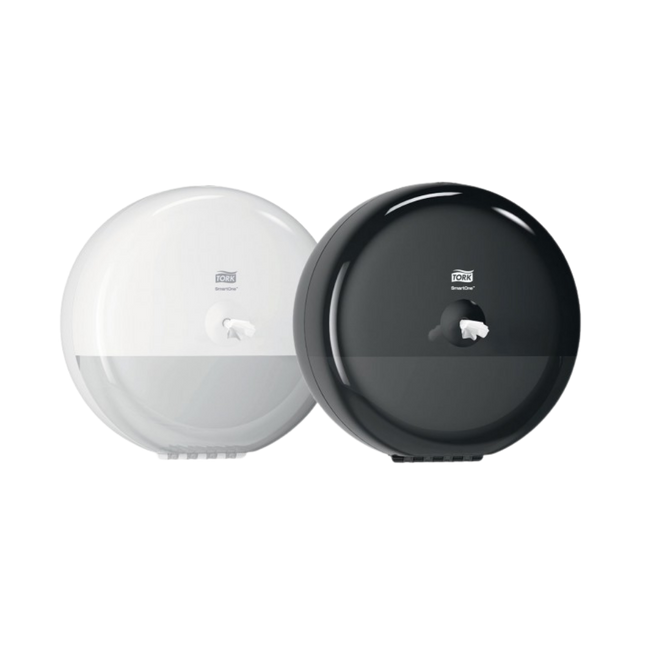 Distributeur Papier Toilette Tork SmartOne T8 - Blanc/Noir