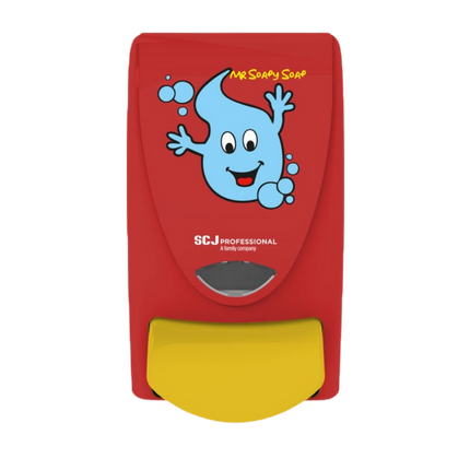 Distributeur savon enfant SC Johnson 1L Rouge