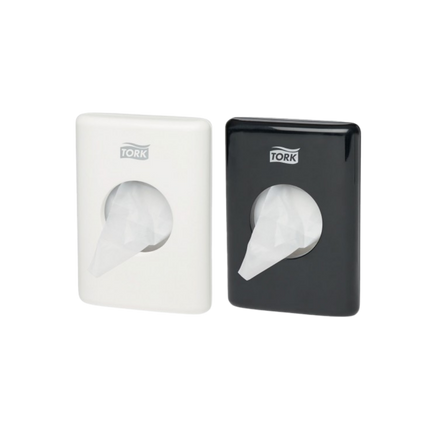 Distributeur Tork B5 pour sachets hygiéniques - Blanc/Noir