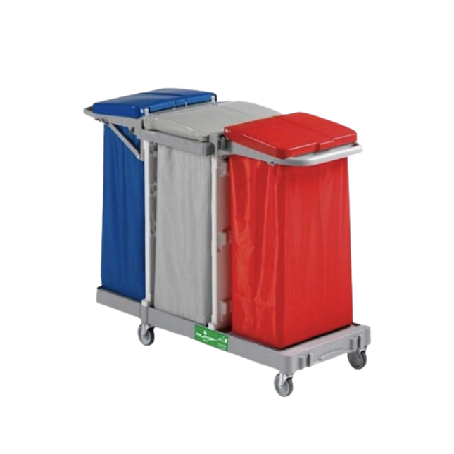 DME - Chariot de ménage Alpha 5143 pour tri des déchets