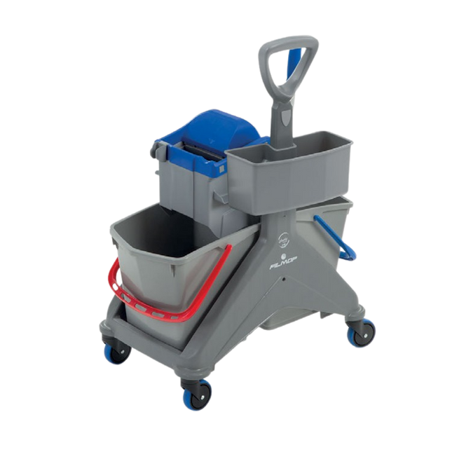 DME - Chariot de ménage ONEFRED 2x15L avec presse Boost