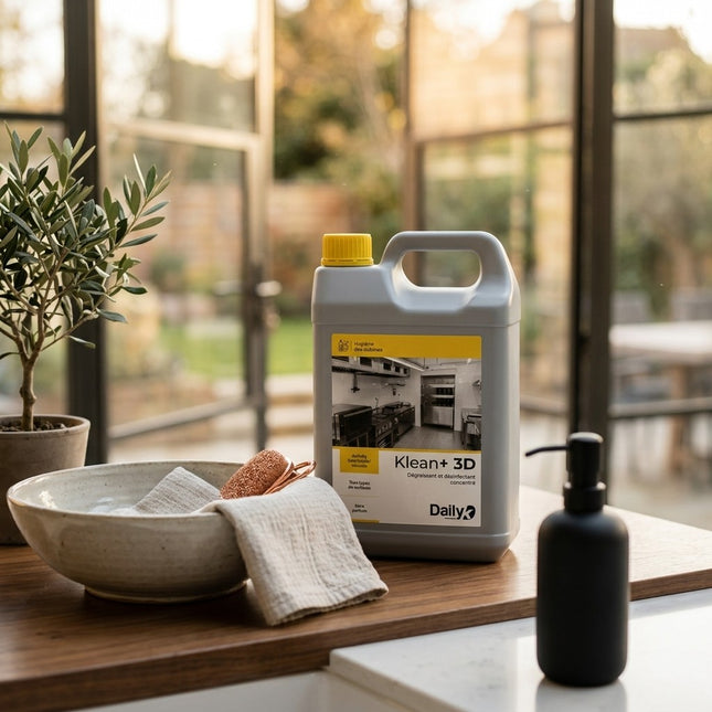 IA - Détergent dégraissant désinfect concentré KLEAN+ 3D DAILYK PREMIUM-5L