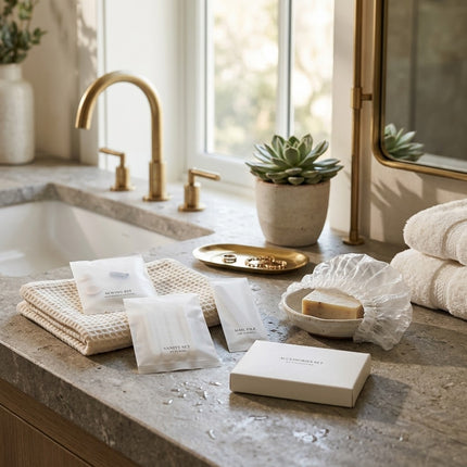IA - Ada Cosmetics - Set accessoires hôtel EcoEssential x50