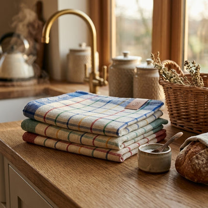 IA - Torchon vaisselle coton  100% COTON - lot de 10