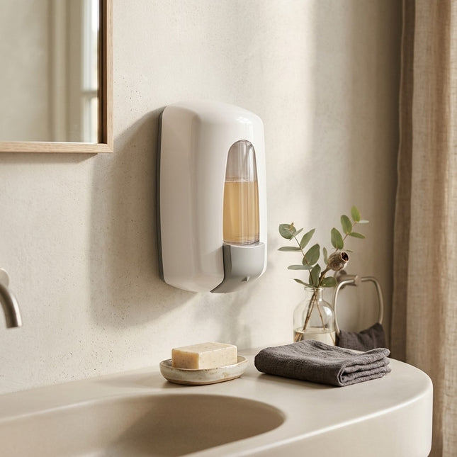 IA - Distributeur de savon vrac 900ml ABS Blanc