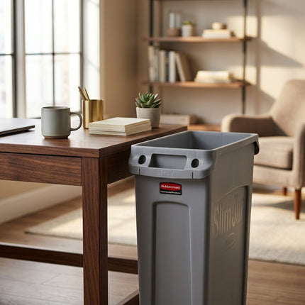 IA - Collecteur gris  SLIM JIM avec conduits d'aérations 60L