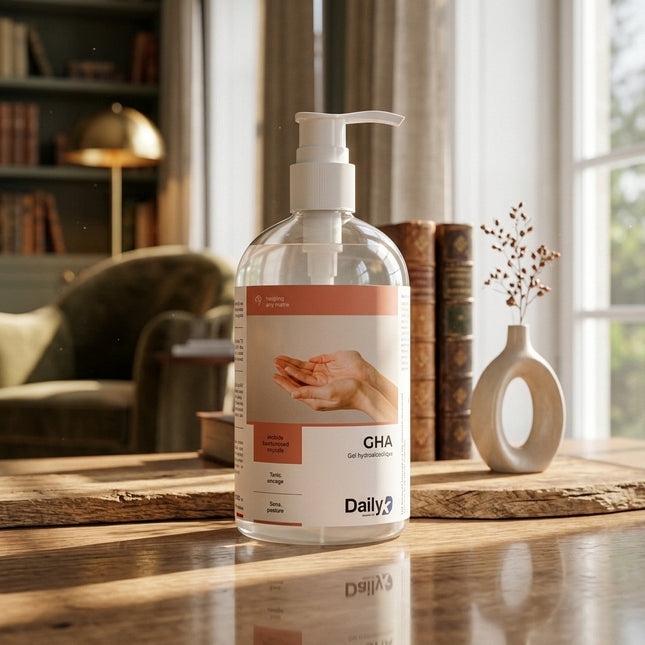 IA - GHA Gel hydroalcoolique DAILYK PREMIUM - Flacon pompe 500ml