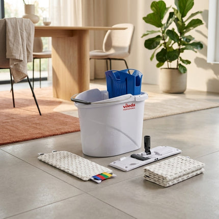 IA - Kit Starter Vileda Ultraspeed Mini 10L – Système de Lavage des Sols Complet et Professionnel