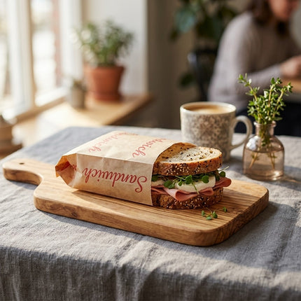 IA - Sachet sandwich kraft 10x35cm - Lot de 1000 sacs
