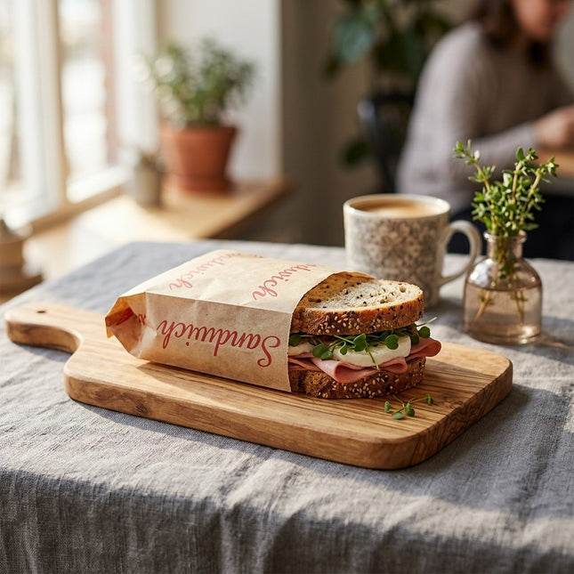 IA - Sachet sandwich kraft 10x35cm - Lot de 1000 sacs