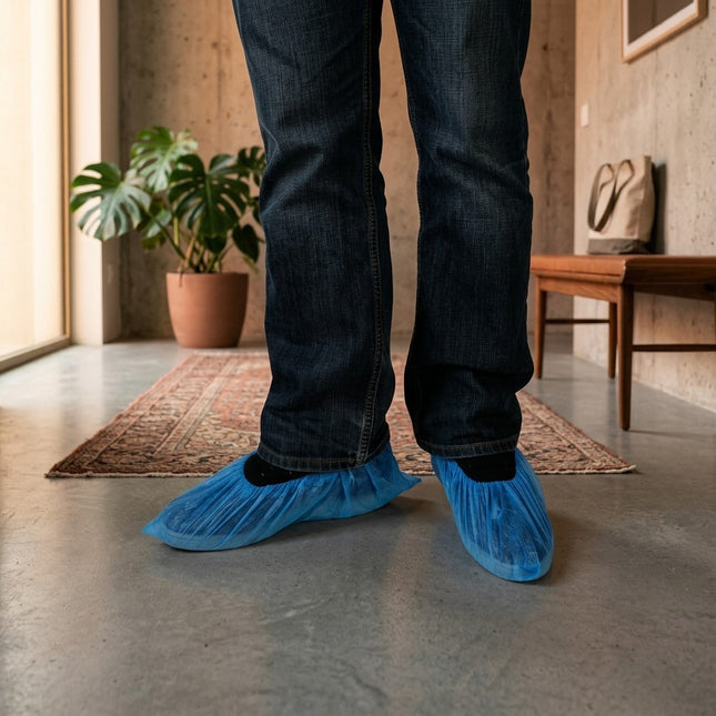 IA - Surchaussure CPE à usage unique Bleu - Ct de 100