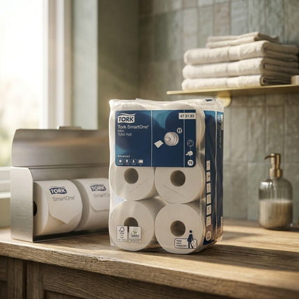 IA - Tork SmartOne Mini T9 - Papier Toilette 2 plis - 12 Rouleaux