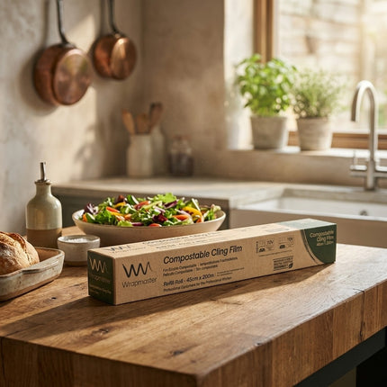 IA - Film alimentaire 45cm x 200m compostable Wrapmaster