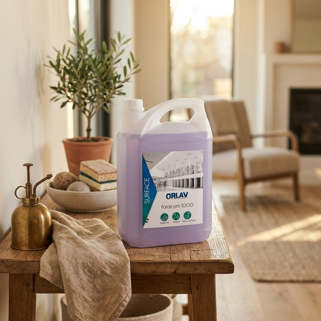 IA - FORCE PRO 1000 ORLAV Nettoyant Multi-Usages – Sols, Cuisine, Salle de Bain, Vitres – 5L