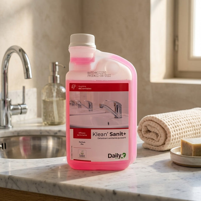 IA - Détartrant sanitaires Ecolabel KLEAN'SANIT+ DAILYK GREEN - Doseur 1L