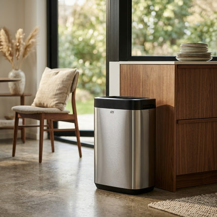 IA - Tork B1 - Poubelle Inox 50L - Design Anti-traces