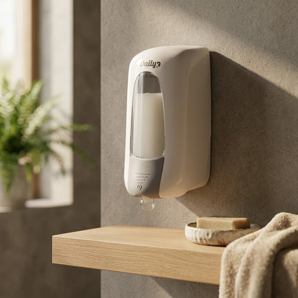IA - Distributeur Savon Manuel DAILYK – Compatible Recharge 1000 ml – Hygiène Professionnelle