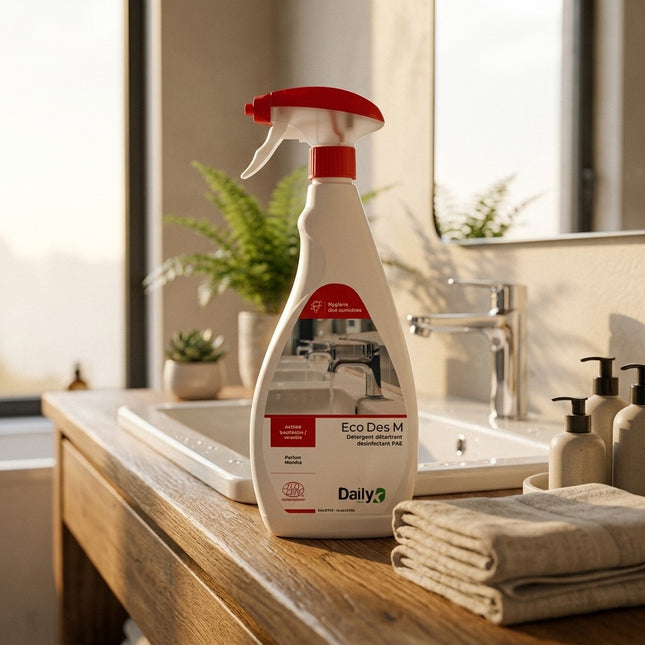 IA - Détartrant désinfectant sanitaires écocert PAE ECO DES M DailyK -Spray 750ml