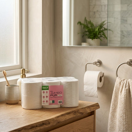 IA - Papier toilette Mini Jumbo Daily K 2 plis 170m - 12 rlx