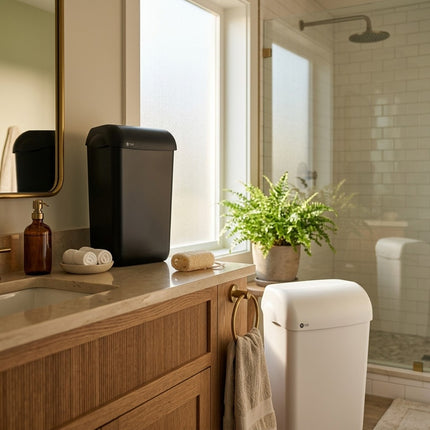 IA - Wepa - Poubelle Satino 23L compacte pour salle d'eau
