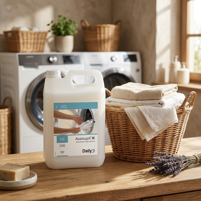 IA - Assouplissant linge parfumé ASSOUPLI'K DAILYK START - Bidon 5L
