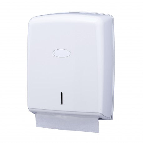 Distributeur essuie-mains pliés ABS Blanc - image 1