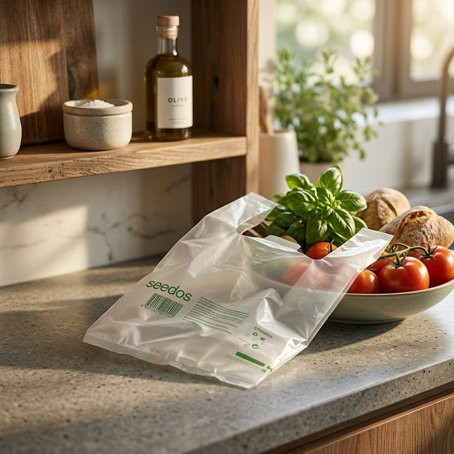 IA - ALPHAPACK Sac Bretelle Compostable 7L - Liasse de 1500