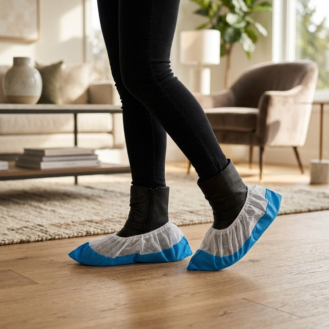 IA - Surchaussure PLP + CPE à usage unique semelle renforcée - Ct de 50
