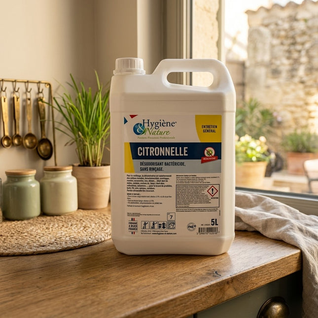 IA - Désodorisant bactéricide TERY Citronnelle - Bidon 5L