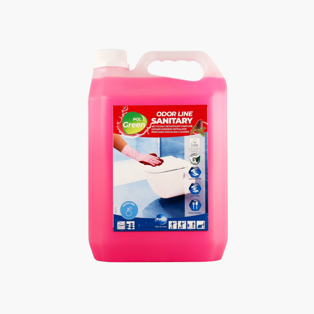 POLGREEN ODOR LINE SANITARY Nettoyant sanitaires Ecolabel - Bidon 5L